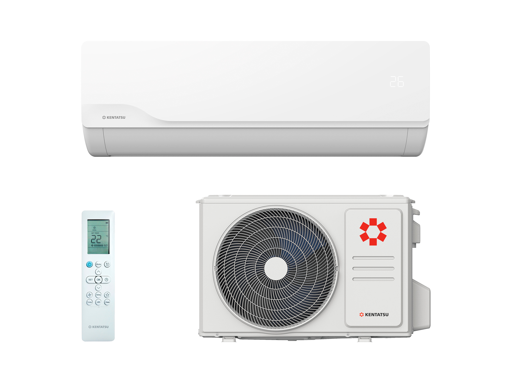 Kentatsu Кумо Инвертор (Kumo Inverter) KSGKU26HZRN1/KSRKU26HZRN1/-40