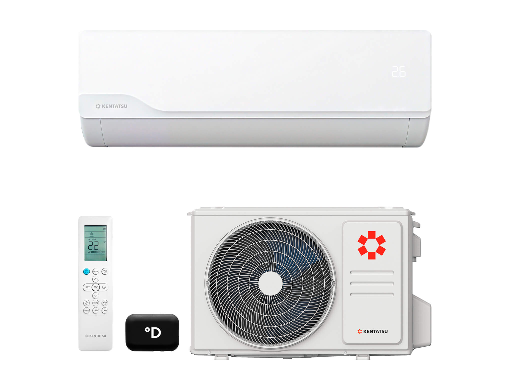 Kentatsu Кумо Инвертор (Kumo Inverter) KSGKU26HZRN1W/KSRKU26HZRN1